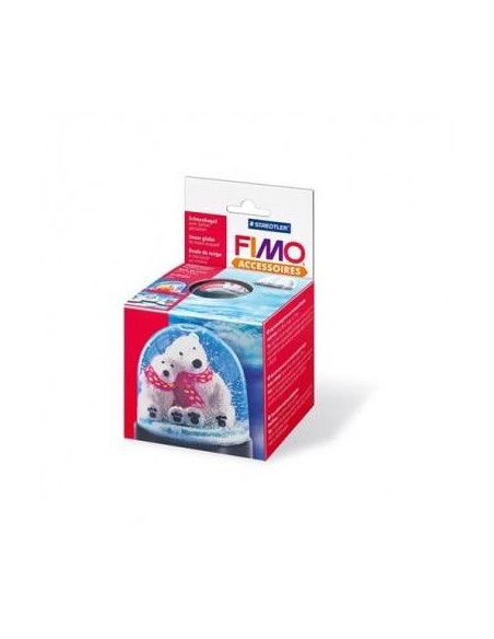 FIMO BOLA DE NIEVE REDONDA