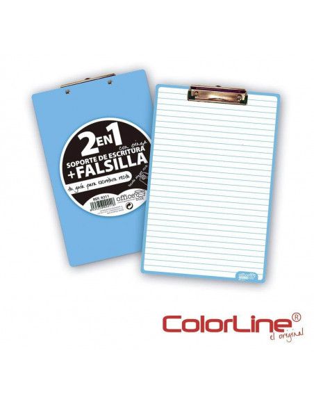SOPORTE DE ESCRITURA CON PINZA Y FALSILLA