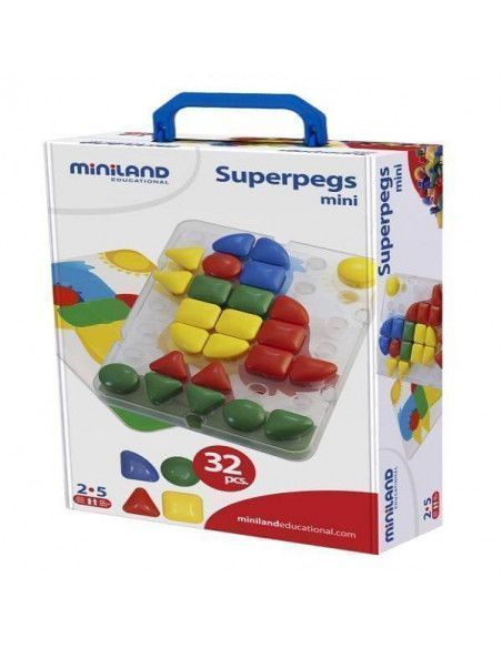 Juego de pinchos superpegs mini de 32 piezas