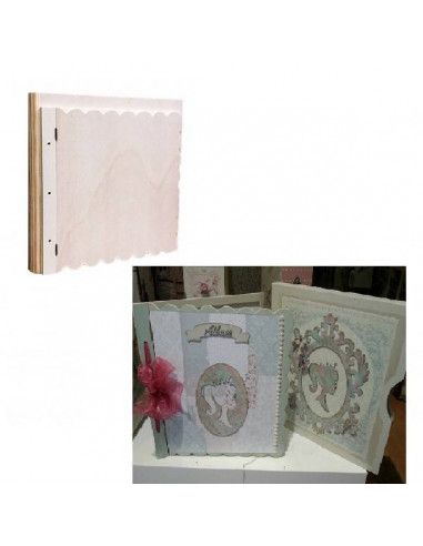 ALBUM CON CAJA DE MADERA