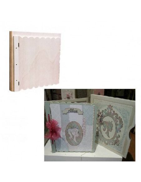 ALBUM CON CAJA DE MADERA