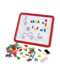 PIZARRA MAGNETICA CON NUMEROS Y LETRAS