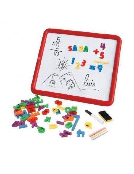 PIZARRA MAGNETICA CON NUMEROS Y LETRAS