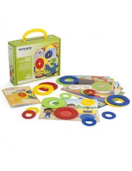 JUEGO MATEMATICO CON AROS DE COLORES