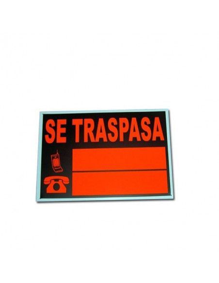 CARTEL SE TRASPASA 50 X 70