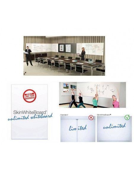 Pizarra modular SkinWhiteBoard 100x150 blanca