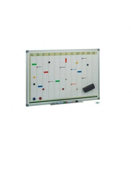 pizarra de planificación anual metálica 60x90 cm