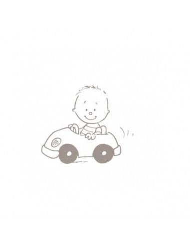 SELLO DE MADERA MODELO BEBE EN COCHE