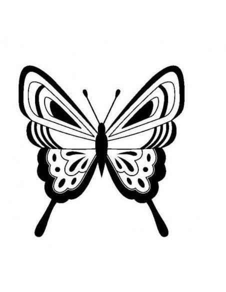 SELLO DE MADERA MODELO MARIPOSA