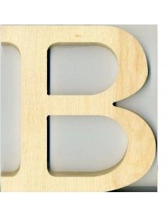 ALFABETO DE MADERA LETRA B