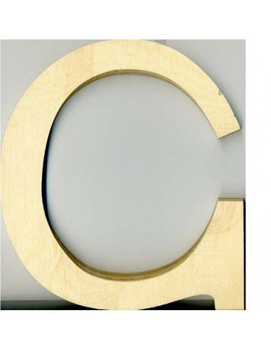 ALFABETO DE MADERA LETRA C