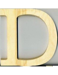 ALFABETO DE MADERA LETRA D