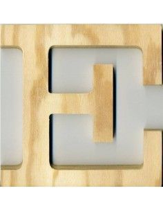 ALFABETO DE MADERA LETRA E