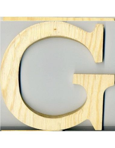ALFABETO DE MADERA LETRA G