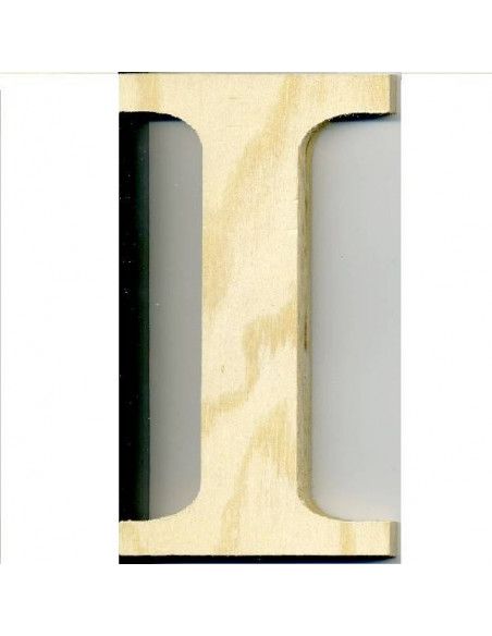 ALFABETO DE MADERA LETRA I