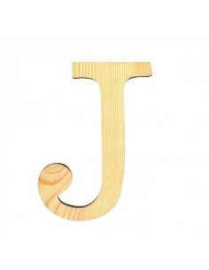 ALFABETO DE MADERA LETRA J