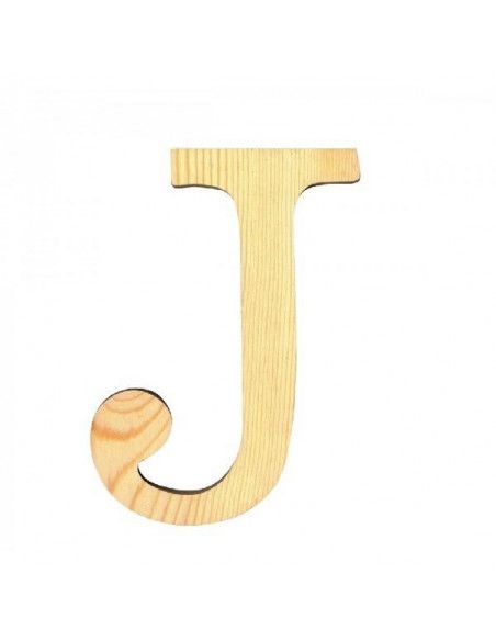 ALFABETO DE MADERA LETRA J