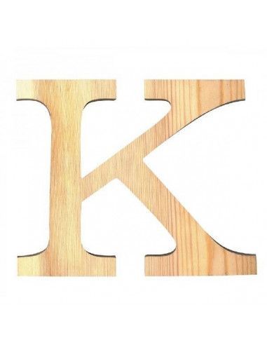 ALFABETO DE MADERA LETRA K