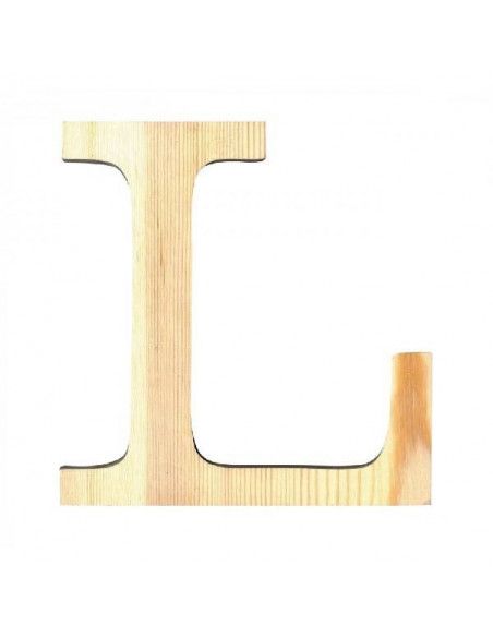 ALFABETO DE MADERA LETRA L