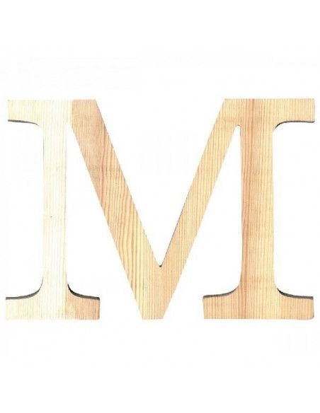 ALFABETO DE MADERA LETRA M