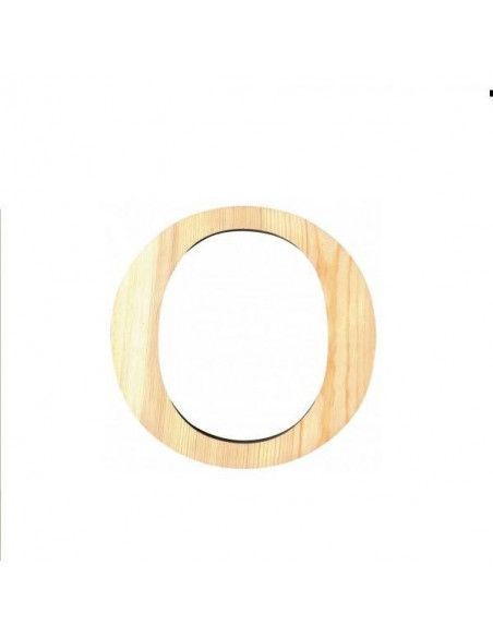 ALFABETO DE MADERA LETRA O