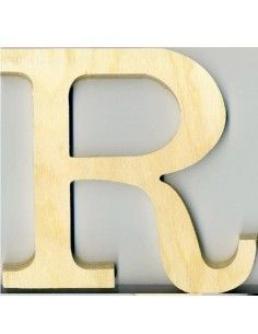 ALFABETO DE MADERA LETRA R