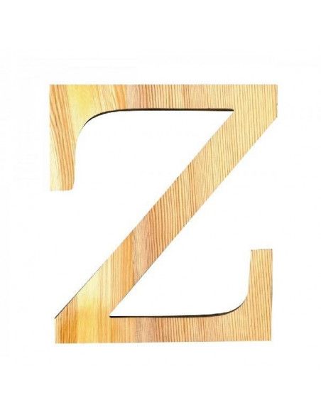 ALFABETO DE MADERA LETRA Z