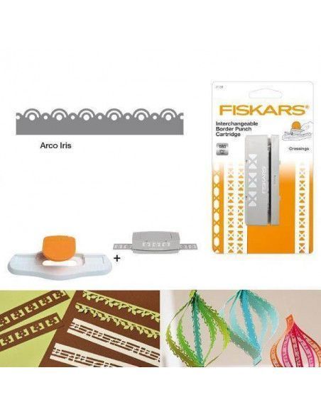 CARTUCHOS DE BORDES PARA PERFORADORA FISKARS MODELO ARCO IRIS