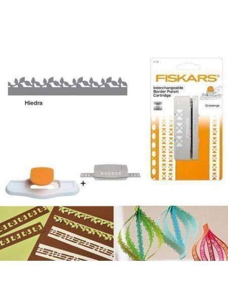 CARTUCHOS DE BORDES PARA PERFORADORA FISKARS MODELO HIEDRA