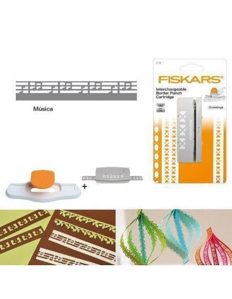 CARTUCHOS DE BORDES PARA PERFORADORA FISKARS MODELO MUSICA