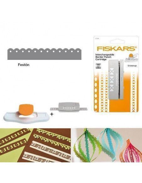 CARTUCHOS DE BORDES PARA PERFORADORA FISKARS MODELO FESTON