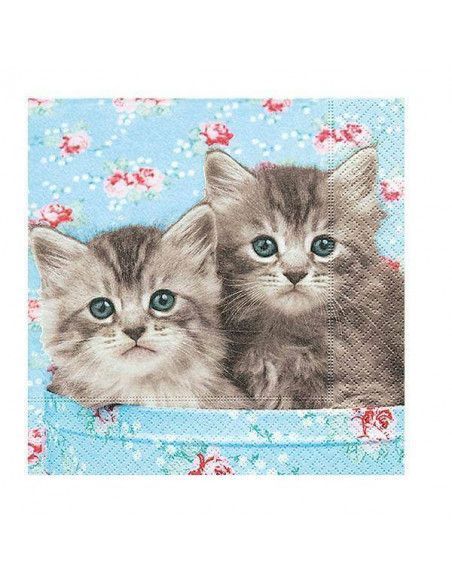 Servilleta gatitos