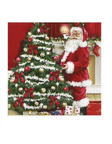Servilleta papá noel