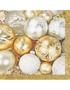 Servilleta bolas de navidad