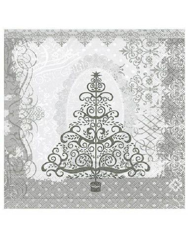 Servilleta arbol de plata barroca