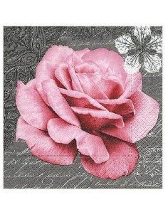 Servilleta rosa del amor