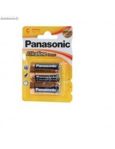 pilas panasonic lr14 alcalinas 1.5v blister 2 unidades