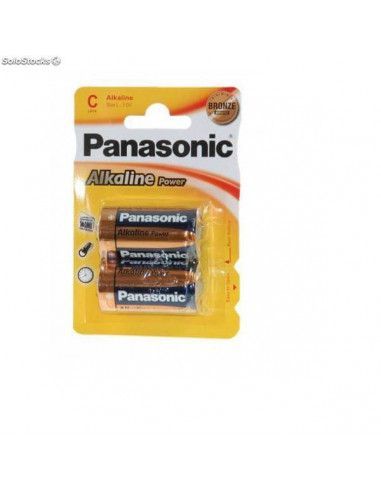 pilas panasonic lr14 alcalinas 1.5v blister 2 unidades