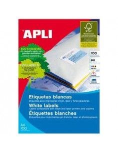 ETIQUETA LASER APLI 210 X 297 25 UNDADES