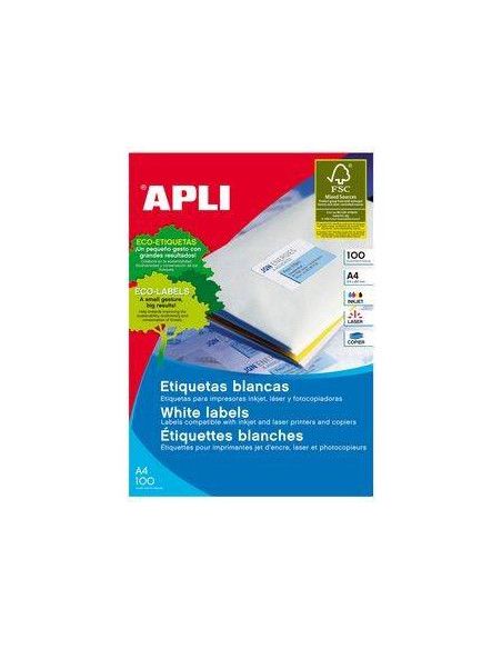 ETIQUETA LASER APLI 210 X 297 25 UNDADES