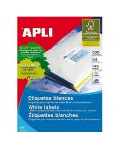 ETIQUETA LASER APLI 38 X 21.2 100 UND