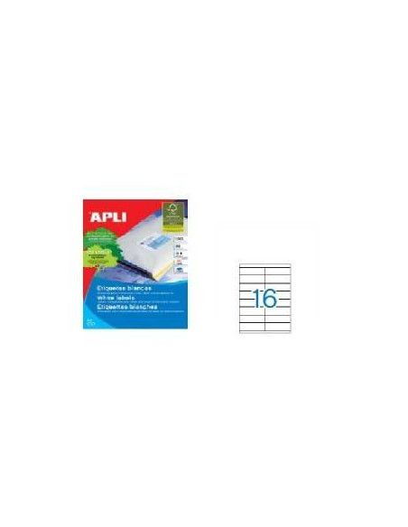 ETIQUETA LASER APLI 105 X 35 100 UND