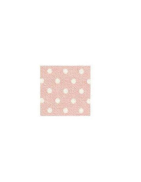TEXTIL ESTAMPADO DE ALGODÓN LAMINA ADHESIVA A4 210 X 297 MM DOT PINK GROUND