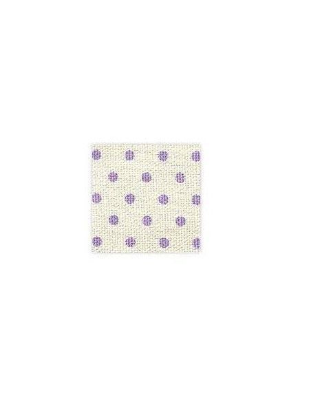 TEXTIL ESTAMPADO DE ALGODÓN LAMINA ADHESIVA A4 210 X 297 MM DOT PURPLE