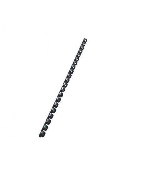 PACK DE 100 CANUTILLOS NEGROS 8 MM
