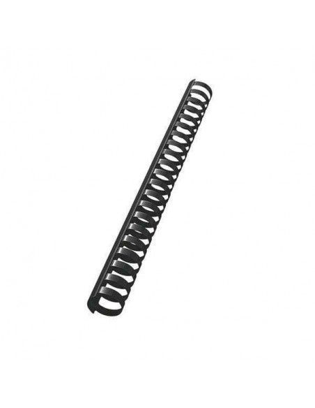 PACK DE 50 CANUTILLOS NEGROS 25 MM