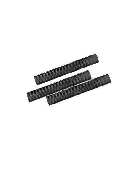 PACK DE 50 CANUTILLOS NEGROS 32 MM OVALADOS