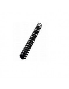 PACK 50 CANUTILLOS NEGROS 38 MM OVALADOS