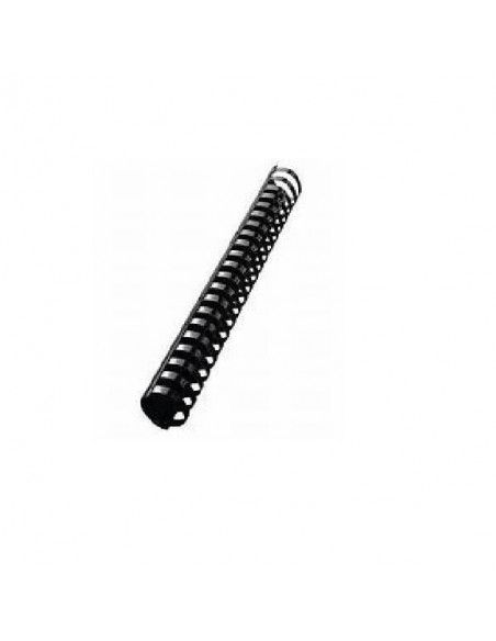 PACK 50 CANUTILLOS NEGROS 38 MM OVALADOS