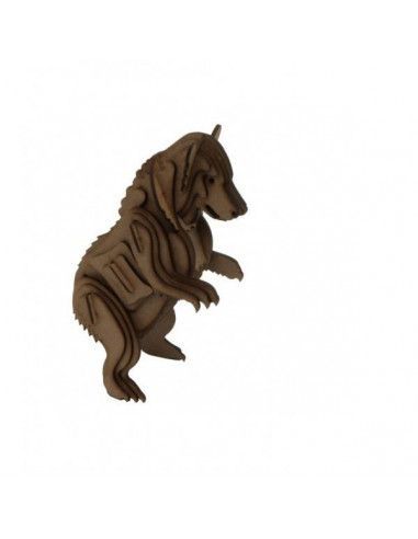 MAQUETA CLÁSICA DE OSO PARDO